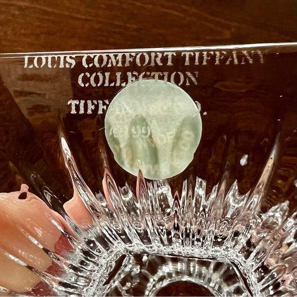 Tiffany & Co. 1992 Lotus Comfort Collection Candlestick Holders Fine Crystal Set - Picture 4 of 8